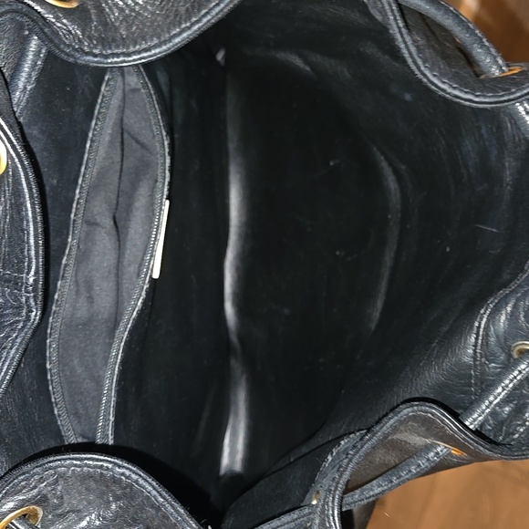 Gorgeous Dark Brown Drawstring Perlina Backpack - Picture 9 of 12